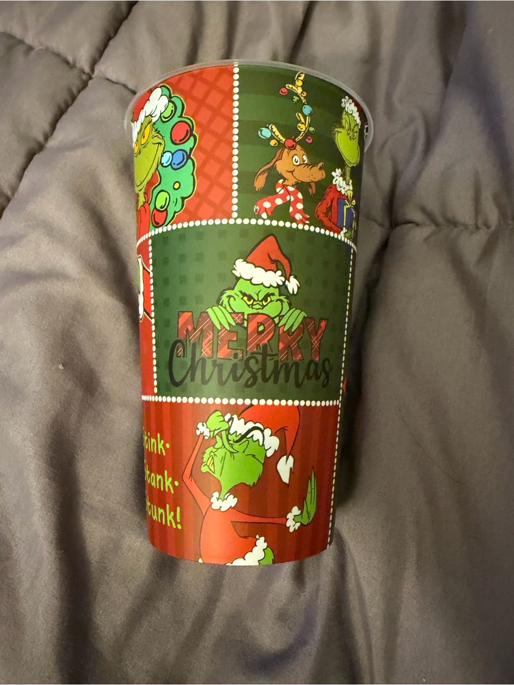Grinch Merry Christmas Party Cup - Green & Red